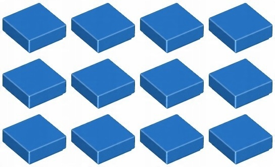 

Lego 3070b 1x1 Tile niebieska (3g) 12 szt.