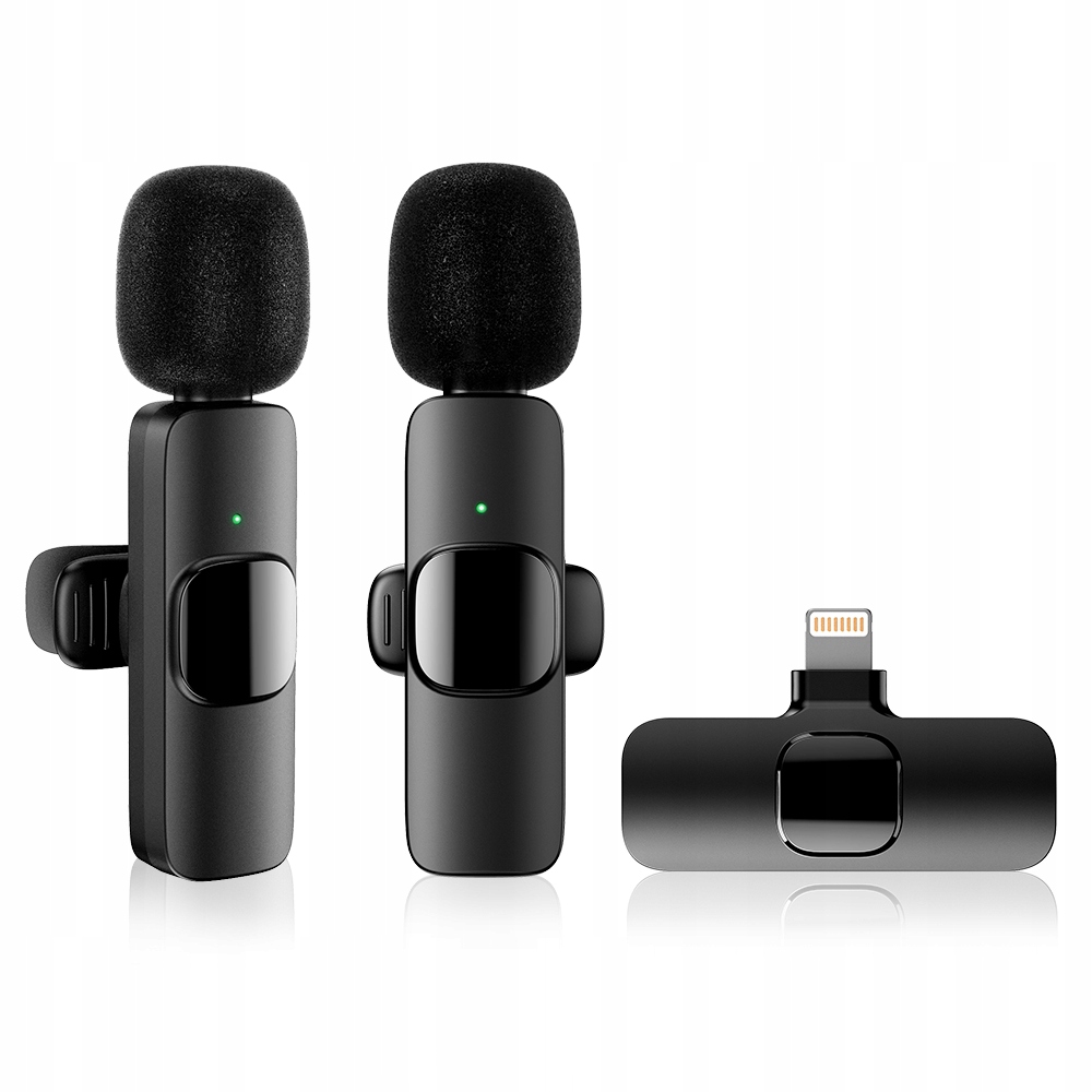 2x Bezprzewodowy mikrofon iPhone Lightning IOS Model SPU-WM02L