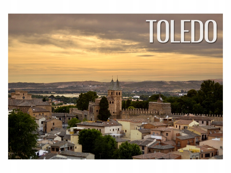 

Toledo Panorama miasta- Widok- Magnes na lodówkę