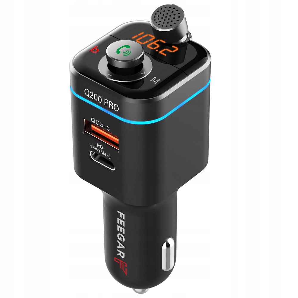 FM-передавач FEEGAR Q200 Pro гучний зв'язок