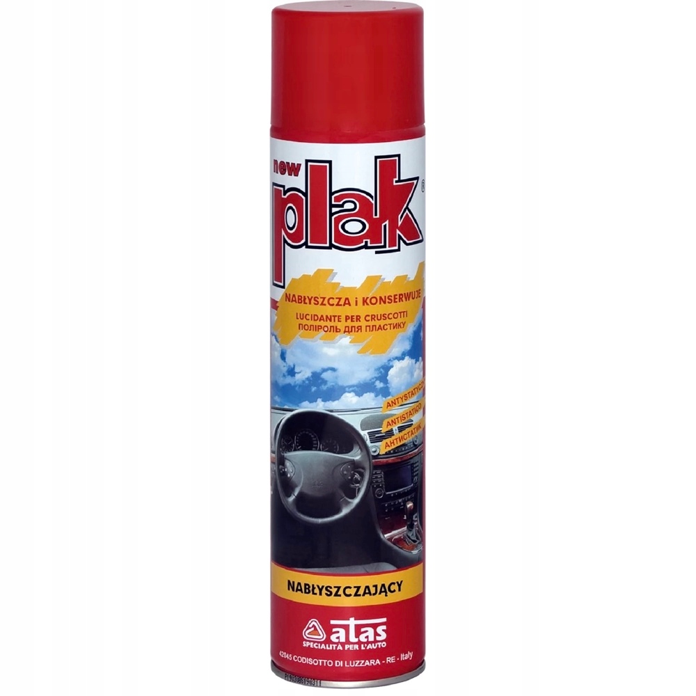 Plak Preparat do czyszczenia i konserwacji kokpitu Truskawka 400ml