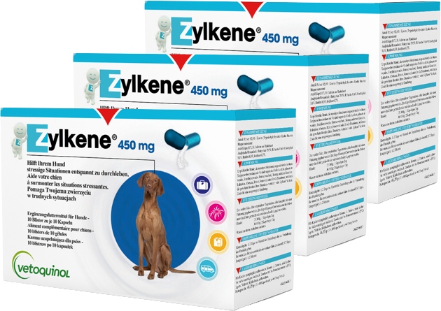 

Vetoquinol Zylkene 450mg psy do 60kg 30tab.