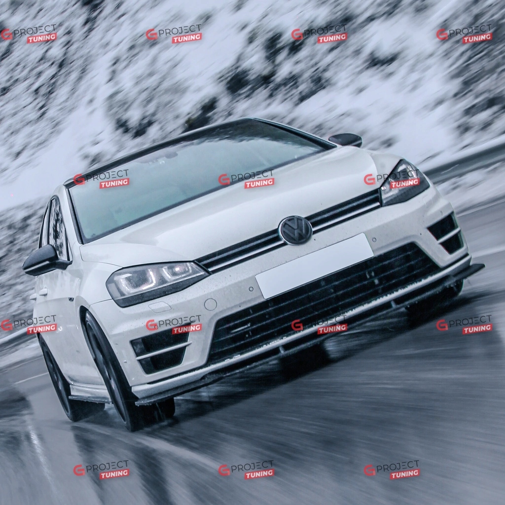 Dokładka przedniego zderzaka do VW GOLF VII 2013-2016 czarny połysk Producent części Inny