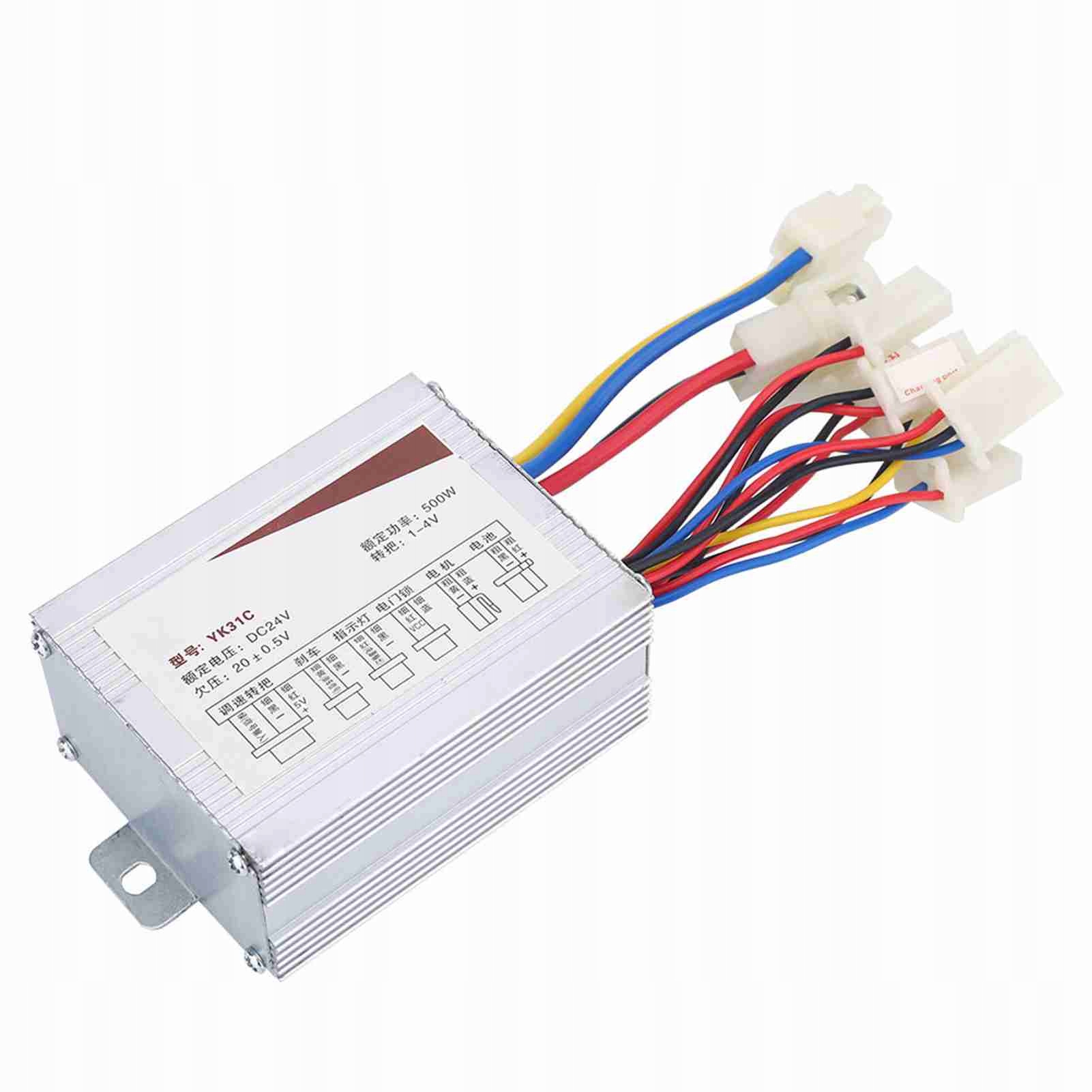 Sterownik Silnika Kontroler 24V 500W Do Elektrycznego Roweru Skutera