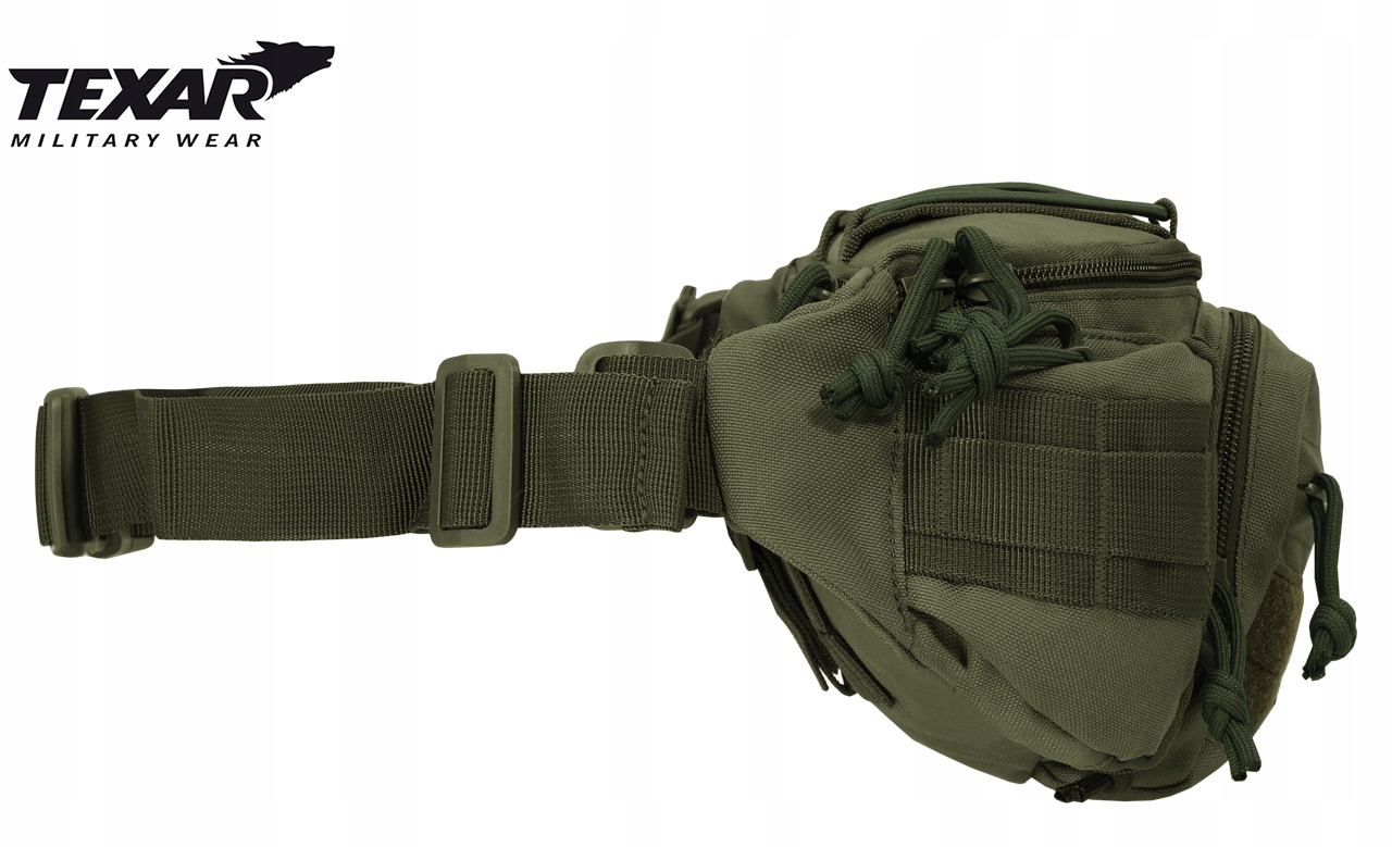 NERKA TEXAR TORBA BIODROWA NA PAS MOLLE OLIVE Odcień oliwkowy