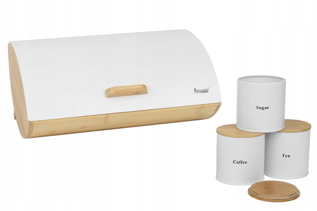 CHLEBAK ZESTAW POJEMNIK KAWA HERBATA CUKIER COSMIC