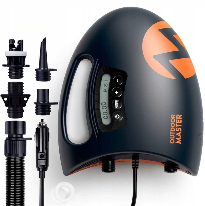 Pumpa Na Prkna Sup Outdoormaster Shark 20PSI Vysokotlaká Pumpa 12V