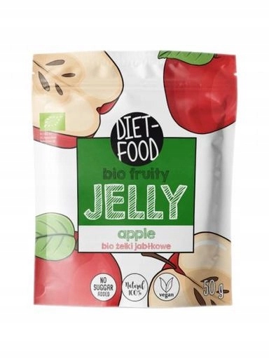 Levně 4x Diet-Food Želé Bonbony s příchutí jablka 50 g Bio