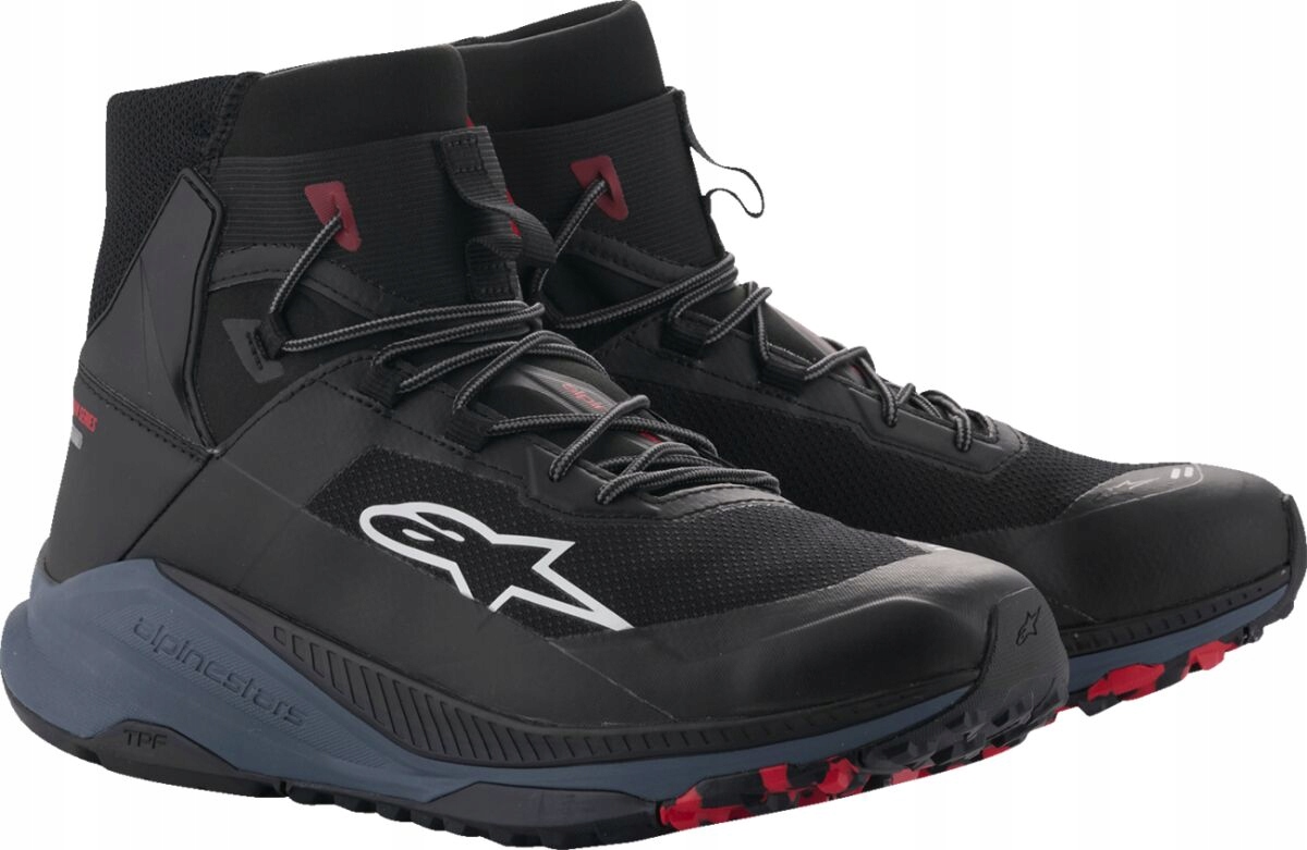 Motocyklové Topánky Alpinestars Speedforce Xr Black/red/gray 43 (10)