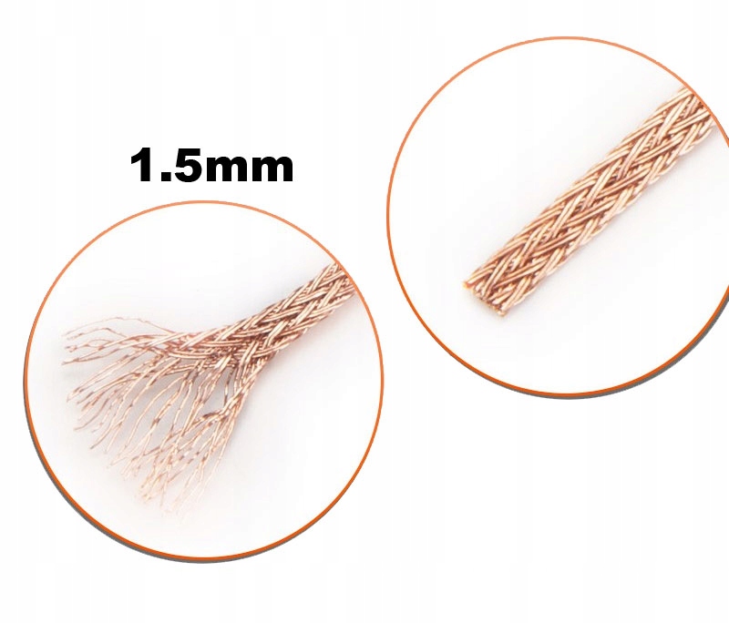 

Oplot miedziany plecionka miedziana 1,5mm2 1metr