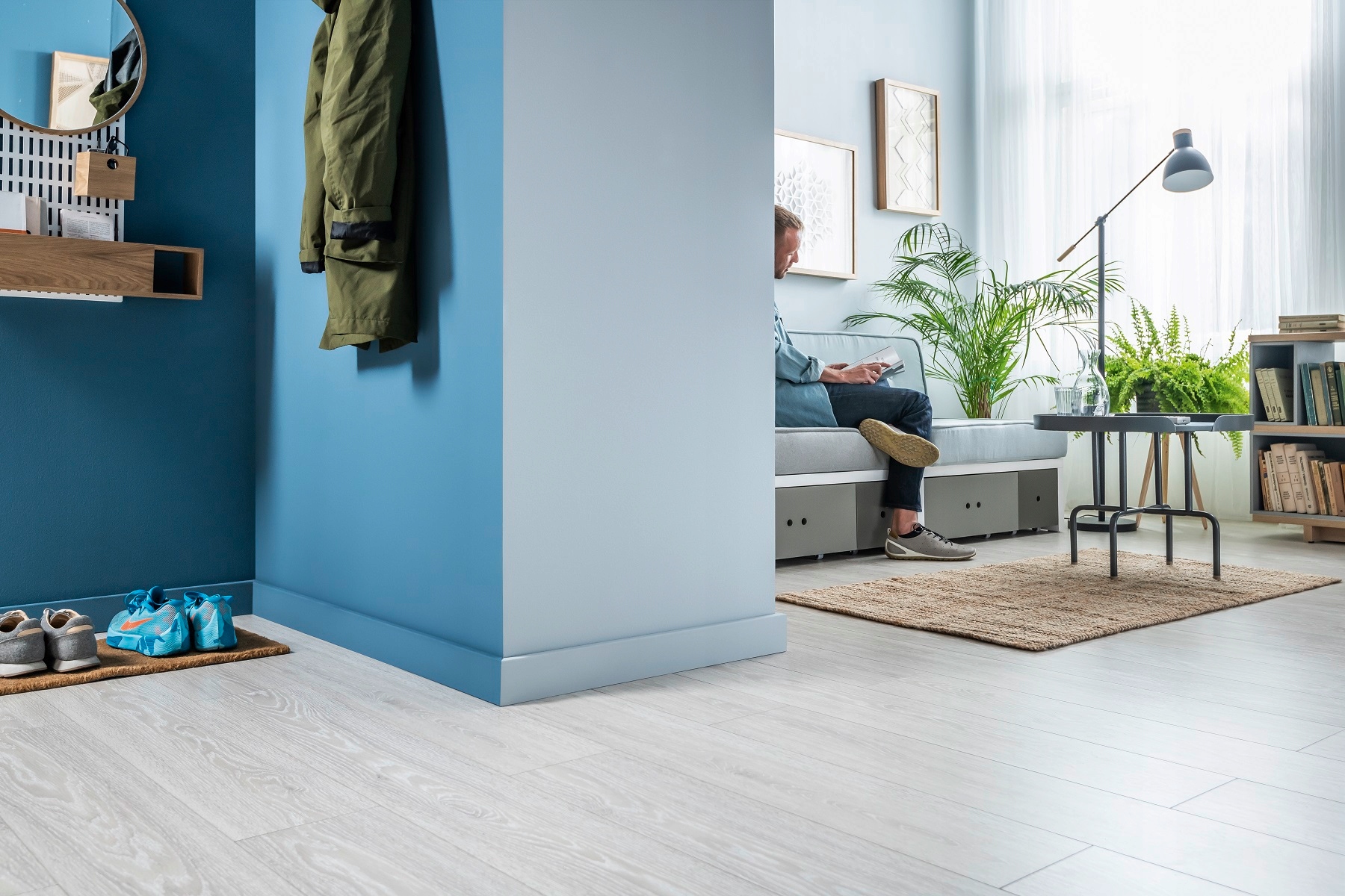 Listwa przypodłogowa ESPUMO ESP 401 VOX 10cm Biała Kolekcja Espumo