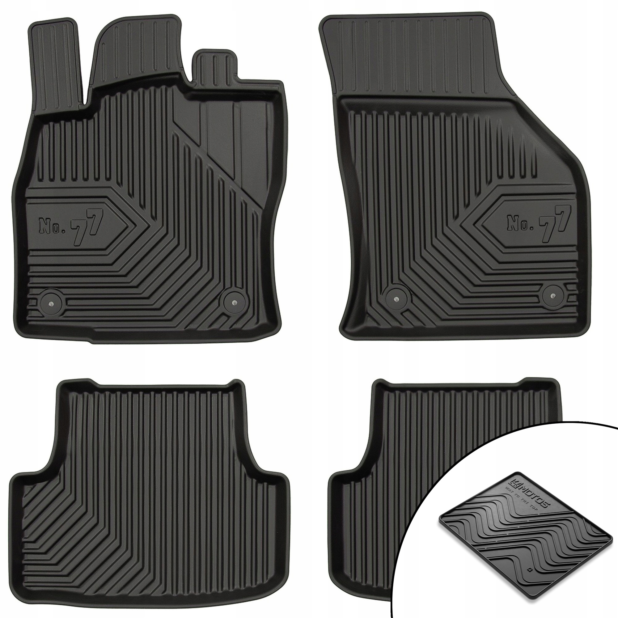 Dywaniki gumowe No.77 Volkswagen T-Roc od 2017 mata