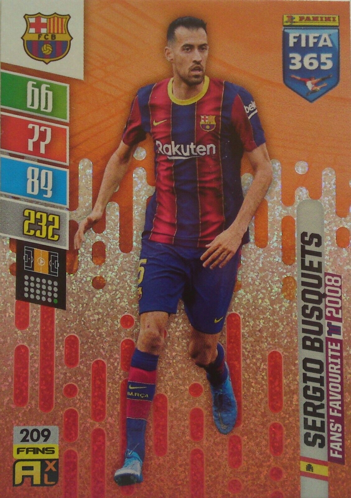 Fifa 365 2022 Fans' Favourite Sergio Busquets 209