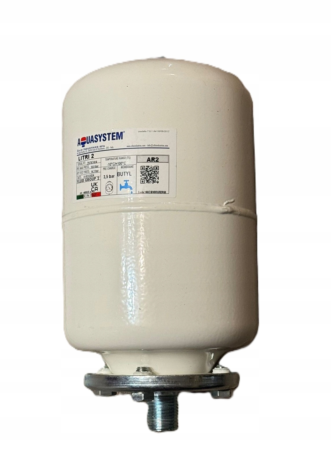 Naczynie Wyrównawcze Immergas 2L 1.028607 1.036126