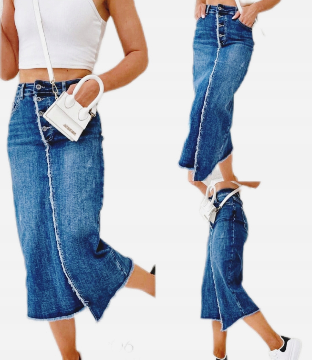 Sukně Zeštíhlující modrá s tužkou