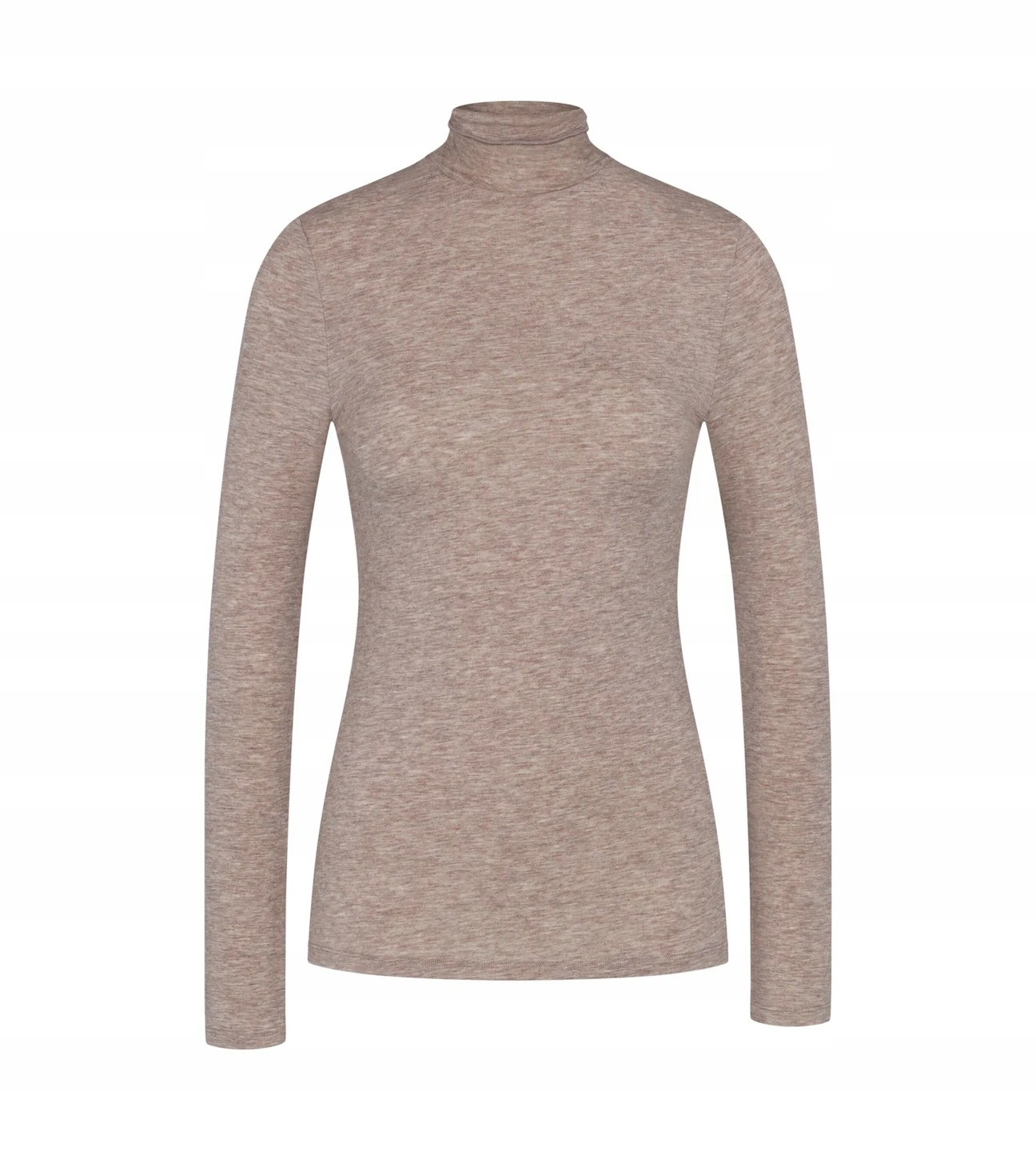 Béžový dámský přiléhavý vlněný svetr Triumph L