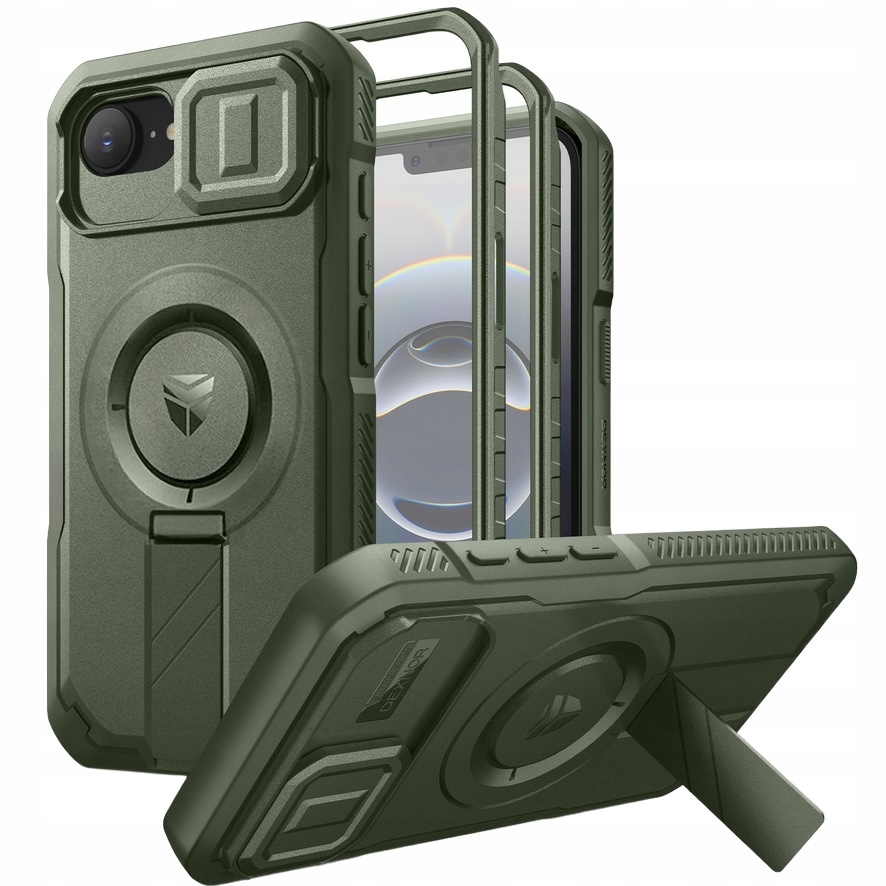 Pancéřové Pouzdro Dexnor pro iPhone 16e/17e, rámeček s fólií chránící displej 360