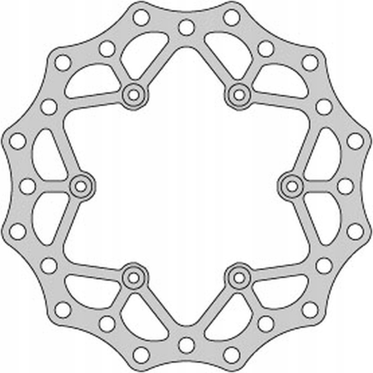 Delta Braking Brzdový Kotúč Zadný Yamaha Yz/wr 125 '98-01, Yz/wr 250 '98-'