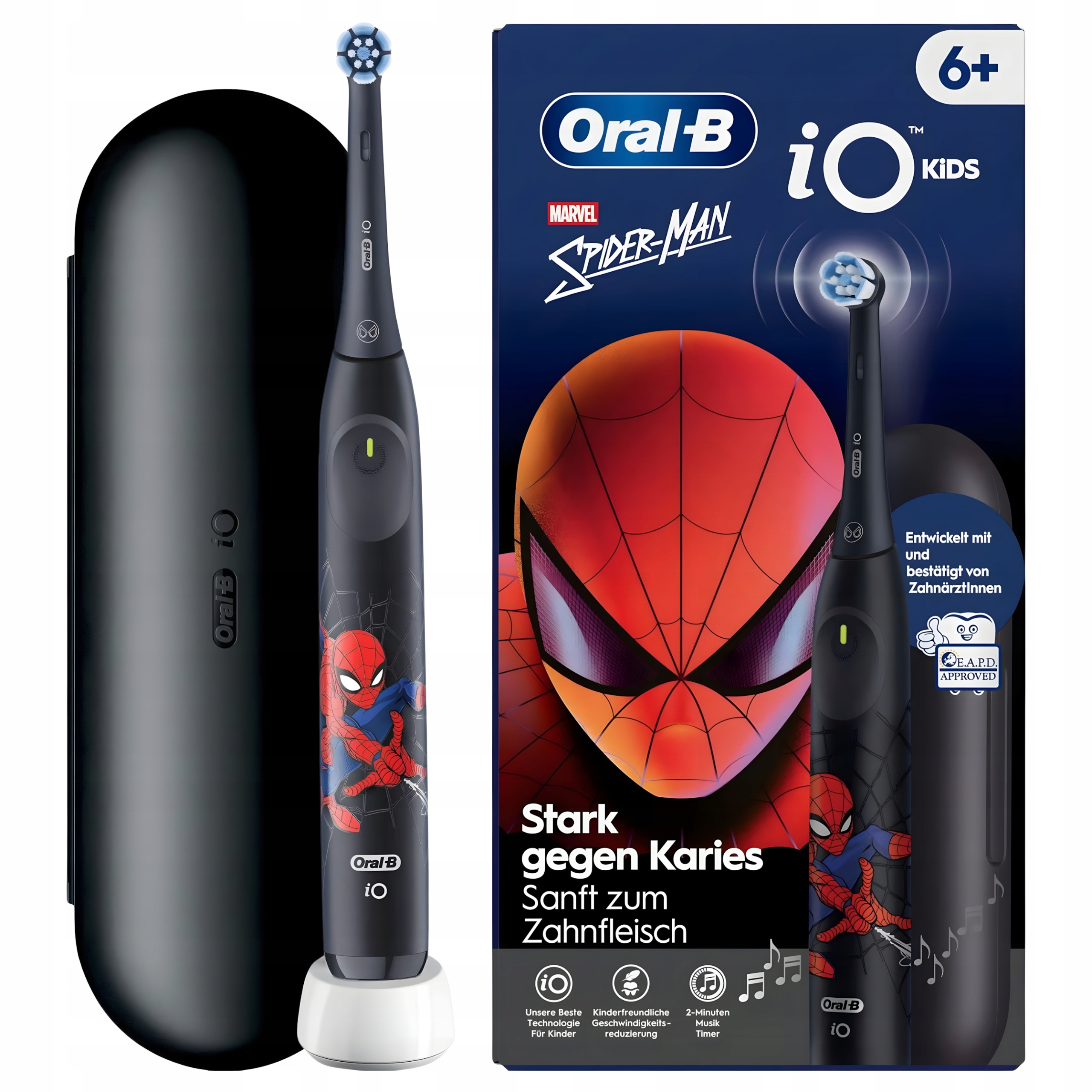 Szczoteczka Magnetyczna Oral-B iO Series 2 Kids 6+ Spiderman czarna