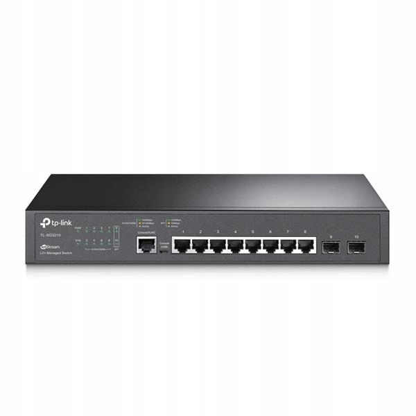 Omada 8-Port Gigabit L2+ Managed Switch with 2 Sfp Slots Port: 8× Gigabit…