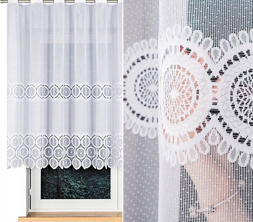Malvína záclona vzor 18535, 500 x 130 cm (s lemováním)