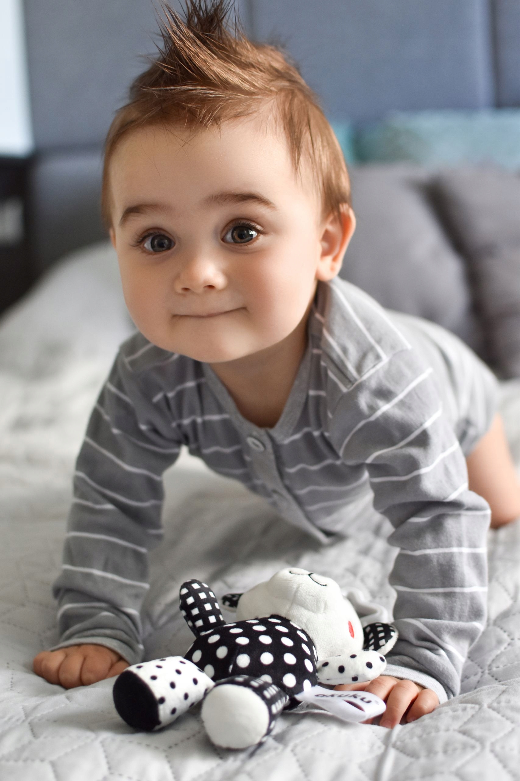 AKUKU ZAWIESZKA GRZECHOTKA ZABAWKA SENSORYCZNA Marka Akuku