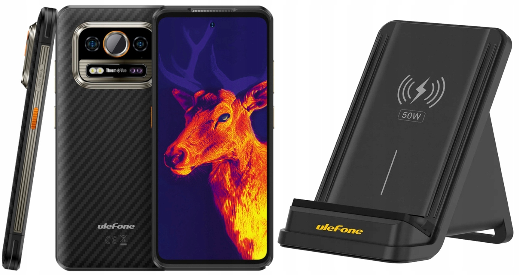 Pancerny Smartfon Ulefone Armor 25T Lte 8GB 256GB Termowizja Ładowarka