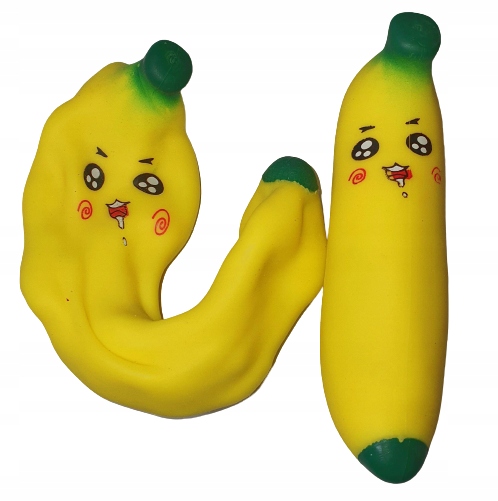 BANAN GNIOTEK SENSORYCZNY ANTYSTRESOWY UŚMIECH