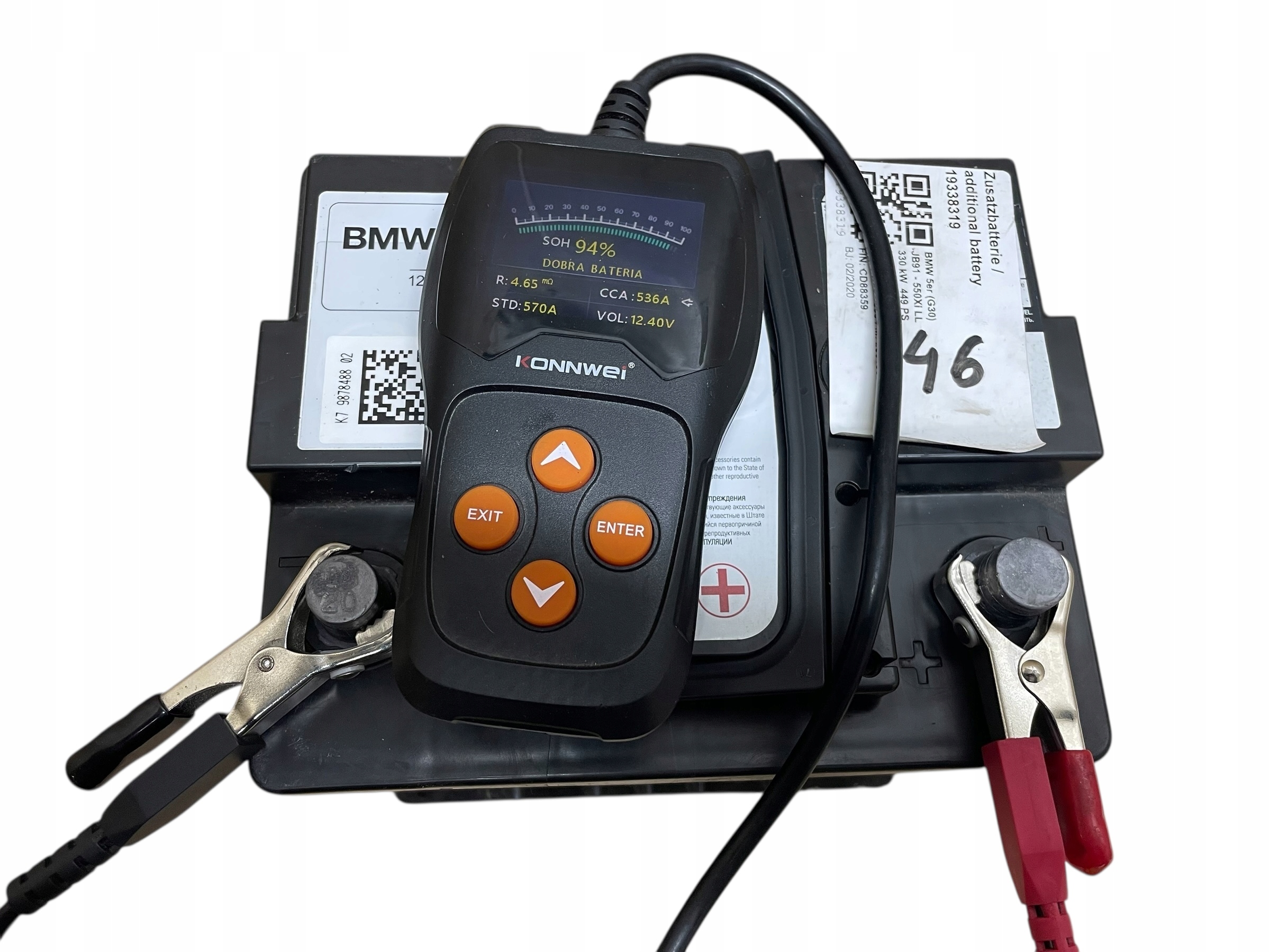 Batteria AGM START-STOP 12V 50AH 570A BMW / MINI 2020R Originale