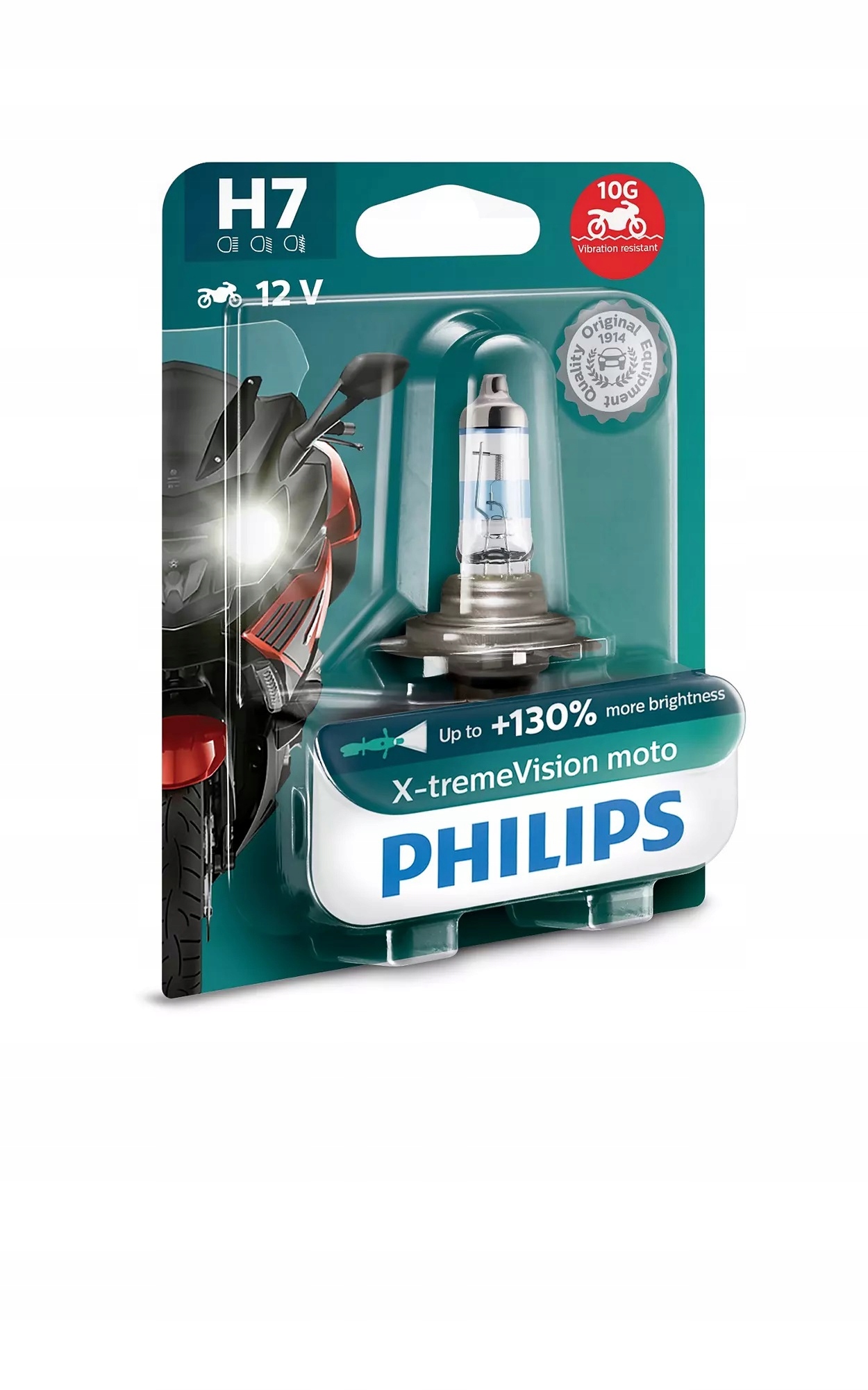 

Philips X-tremeVision moto H7 55W Motocyklowa +130