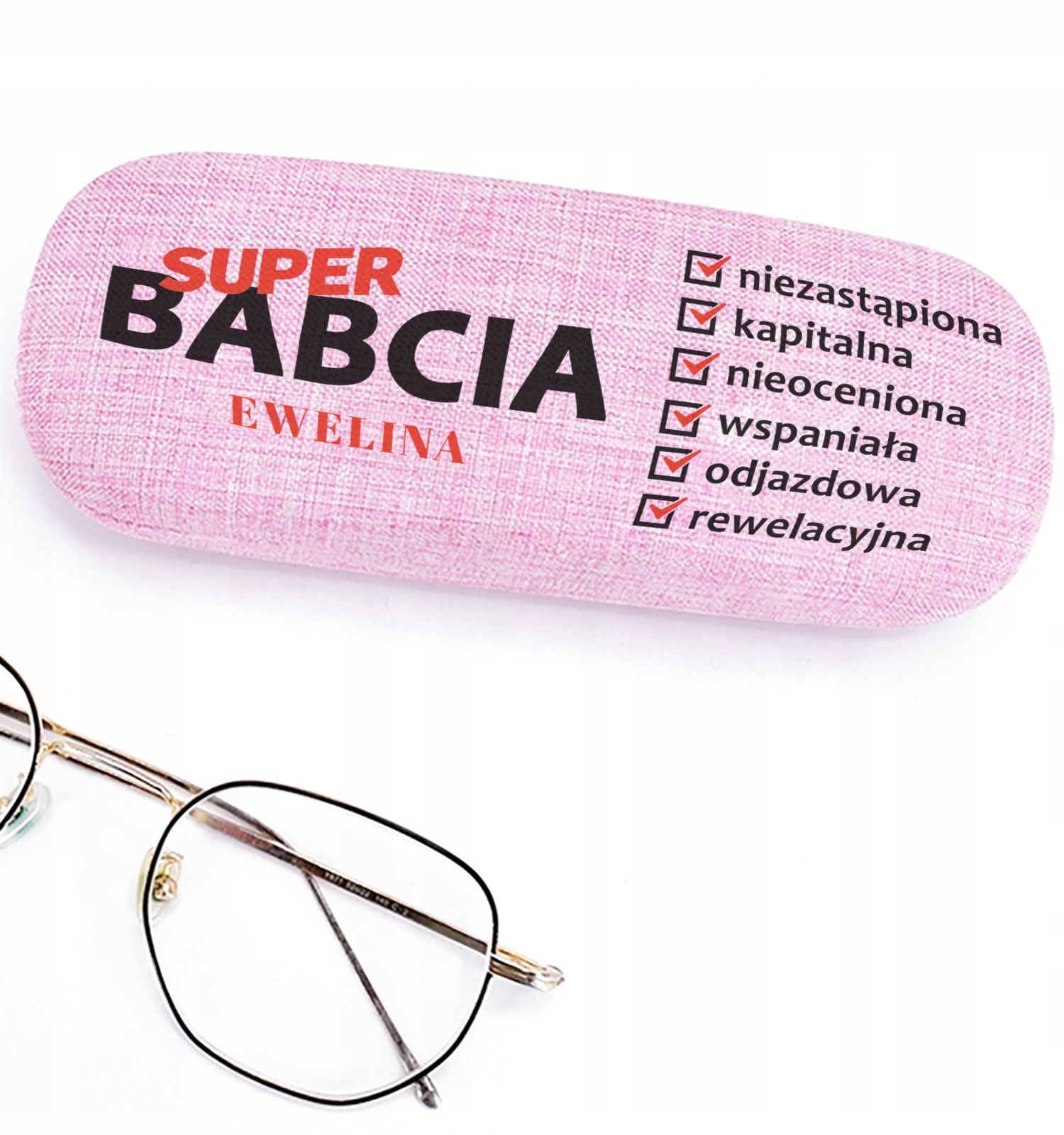 

Etui Case Na Okulary Prezent Dzień Babci Dziadka