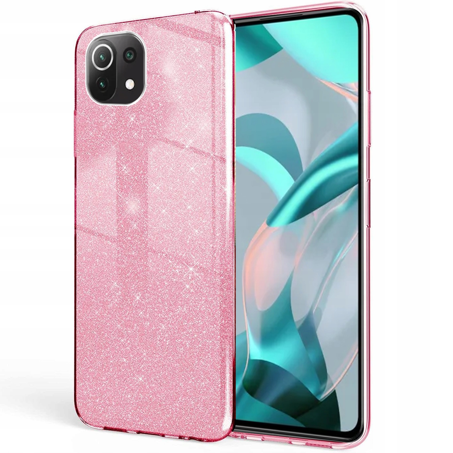 

Etui na Xiaomi MI 11 Lite Brokatowe Glitter Szkło