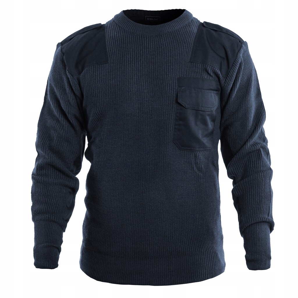 Svetr Mikina Rolák vojenský teplý Mil-Tec Pullover Bundeswehr Dark Blue 54