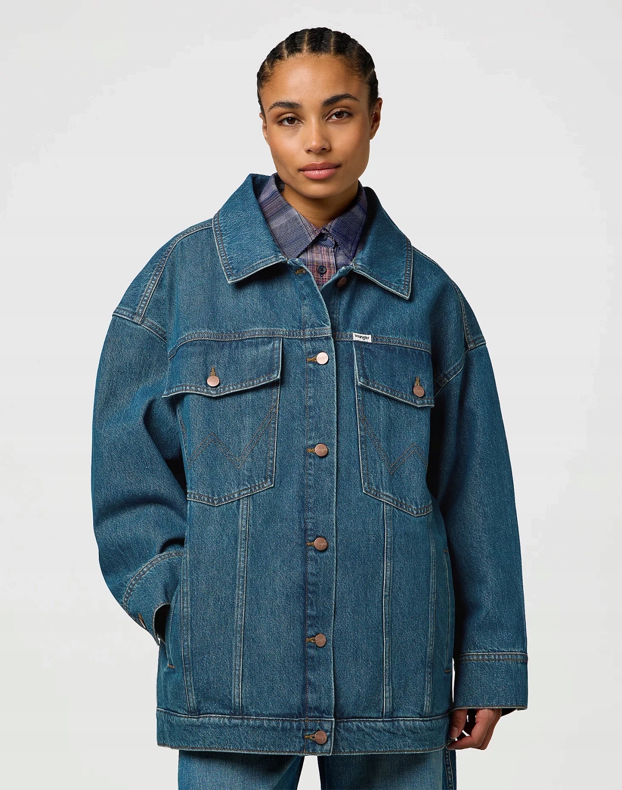 Dámská přechodová bunda Wrangler Trucker Ace 112370809 L
