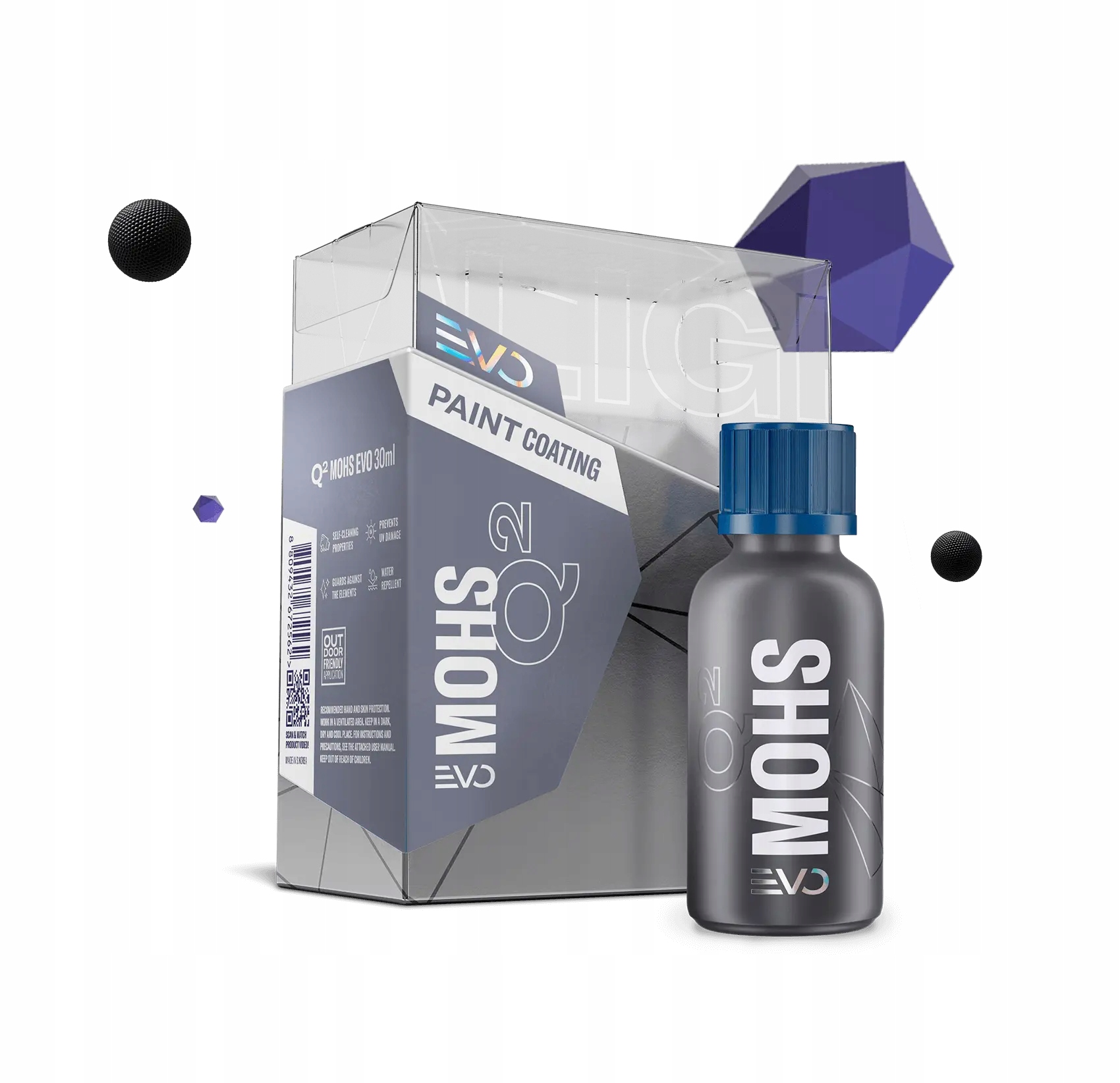 Gyeon Q2 Mohs Evo Light Box 30 ml – mimoriadne trvanlivá kremenná vrstva