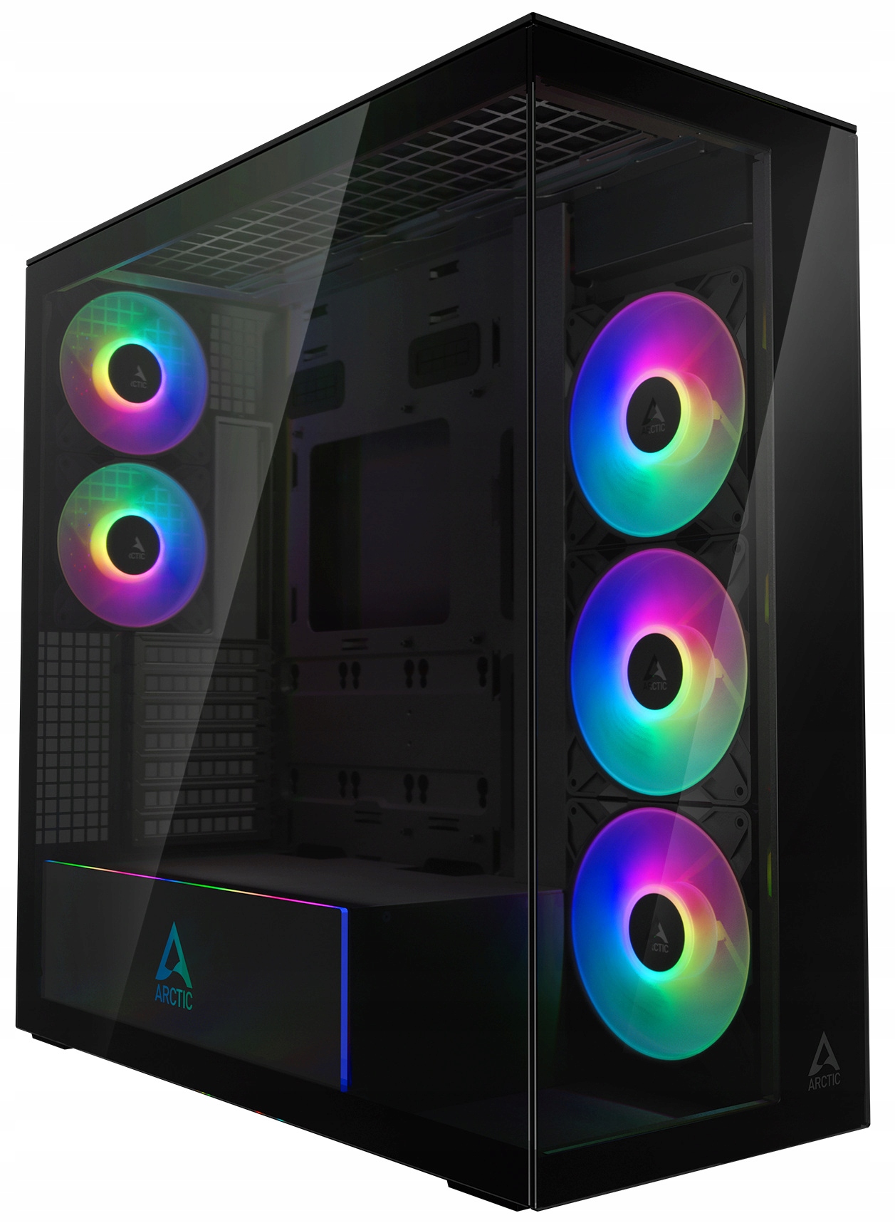 Počítačová Skriňa Arctic Xtender Mirror Tg Window Midi Tower čierne