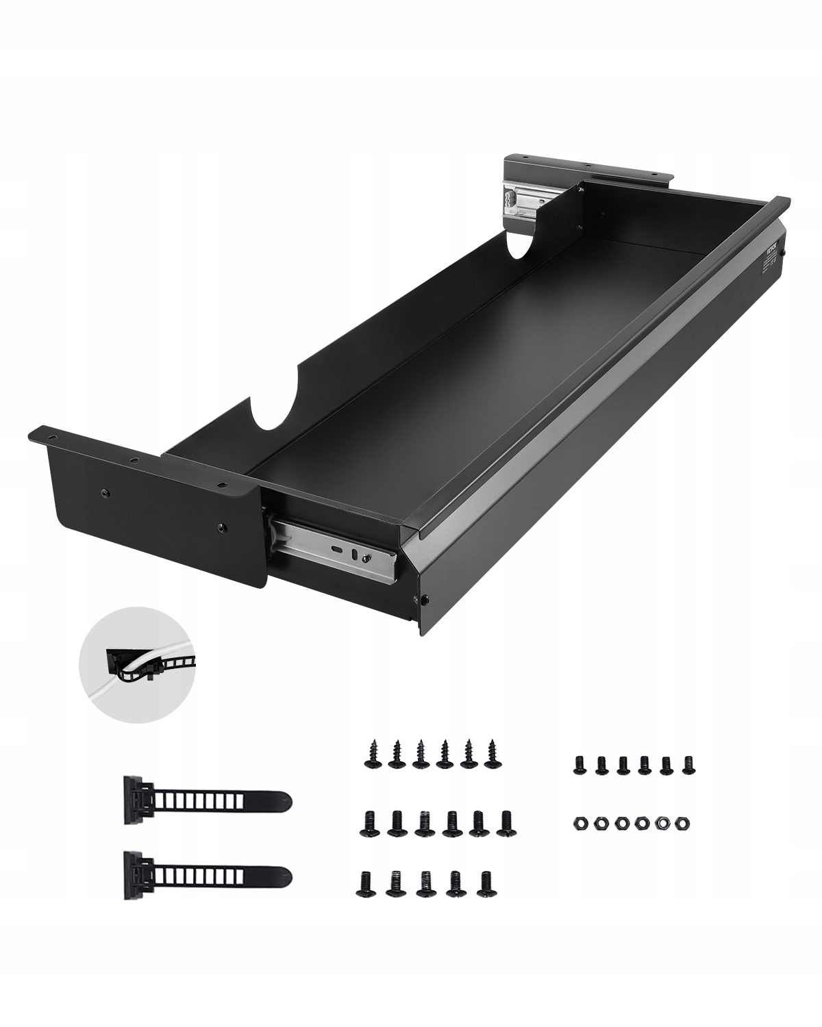 Vevor Zásuvka Pod Stôl 840X240X107 MM Silná Skrytá Organizér Na Písací Stôl