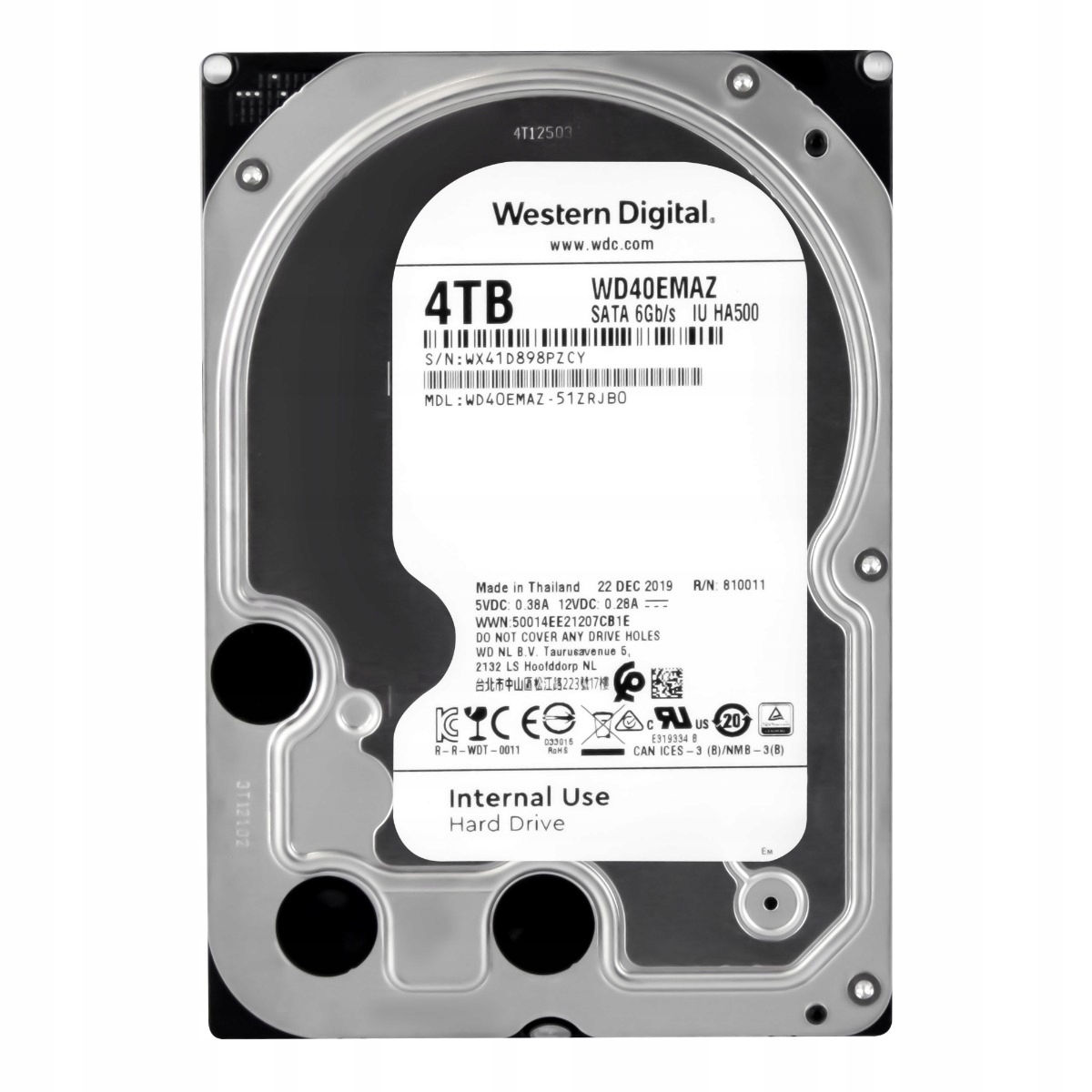 Wd 4TB 5.4K 64MB Sata III 3.5'' WD40EMAZ