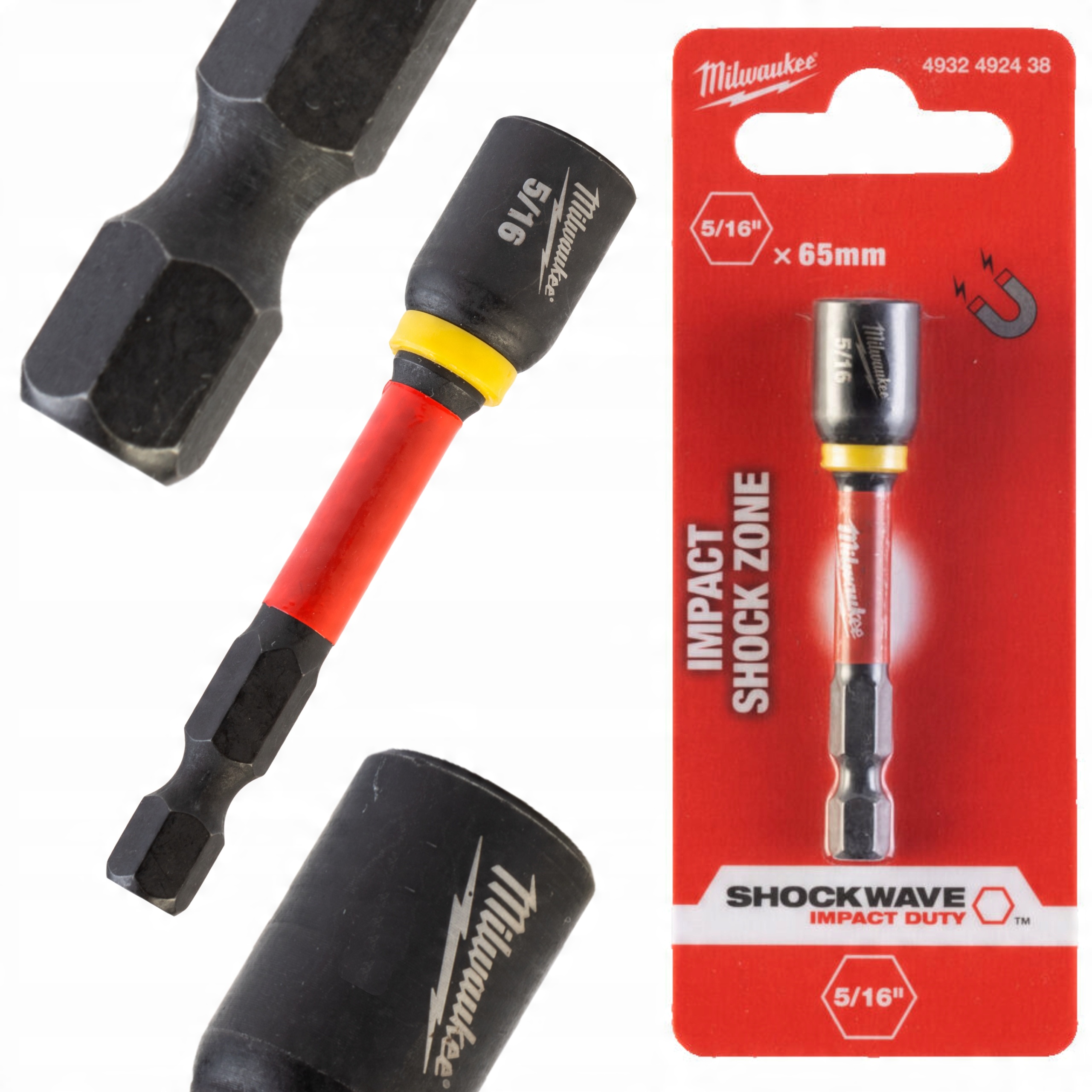 

Nasadka Magnetyczna Udarowa Milwaukee Hex 5/16"