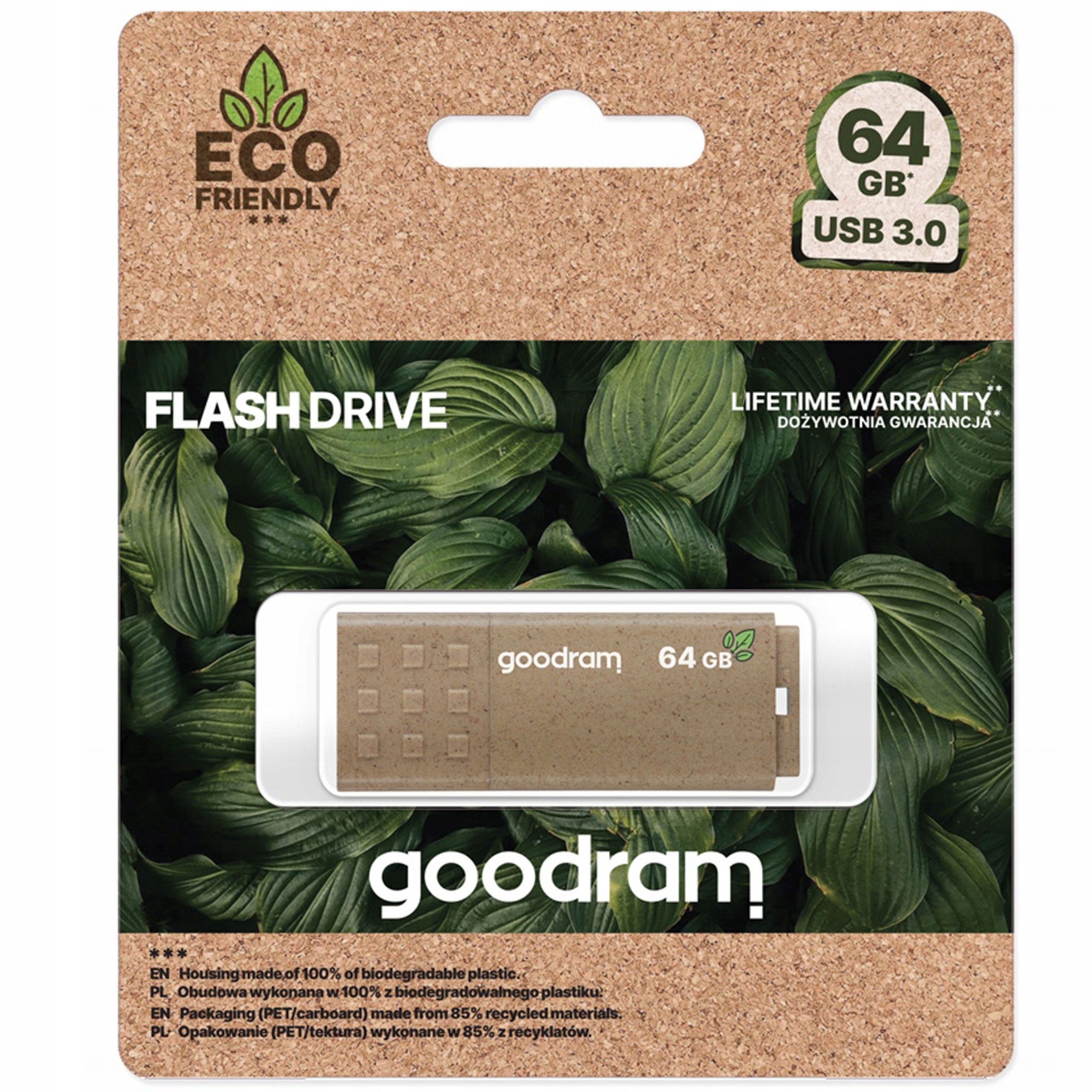 

Pendrive Pamięć Flash Usb 3.0 Goodram Eco 64GB
