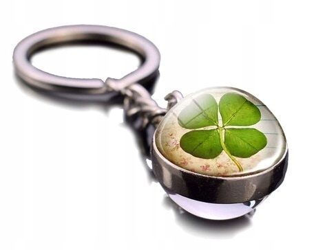 BRELOK CZTEROLISTNA KONICZYNA LUCK NA SZCZĘŚCIE ŚWIECI KONICZYNA KULKA Marka BNTrade