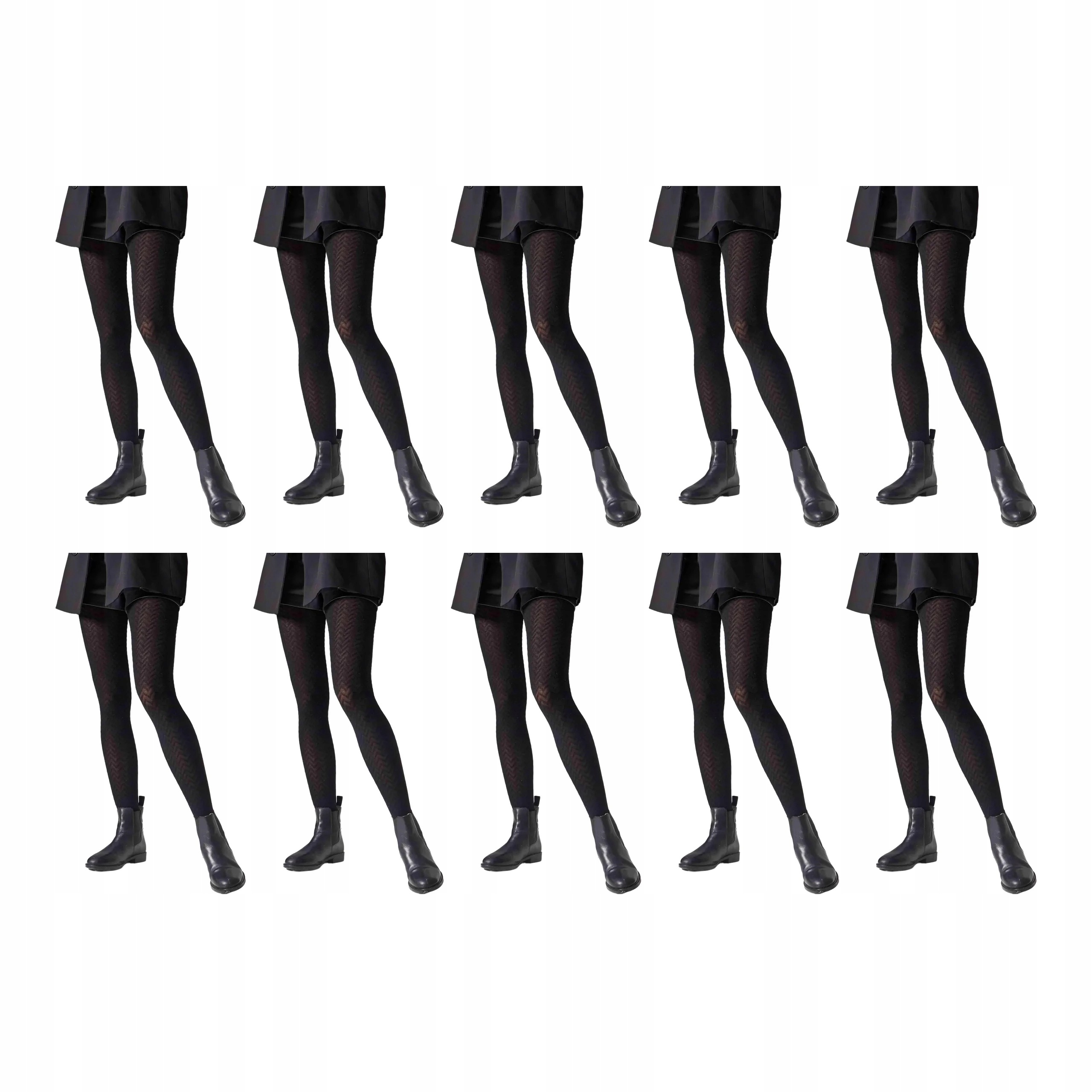 10 párů Punčocháče s kašmírem a viskózou vínové L2011 Cashmere 10x Černá 3-M