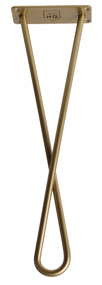 

Metalowa noga do stołu blatu 50cm Złota Loftowa