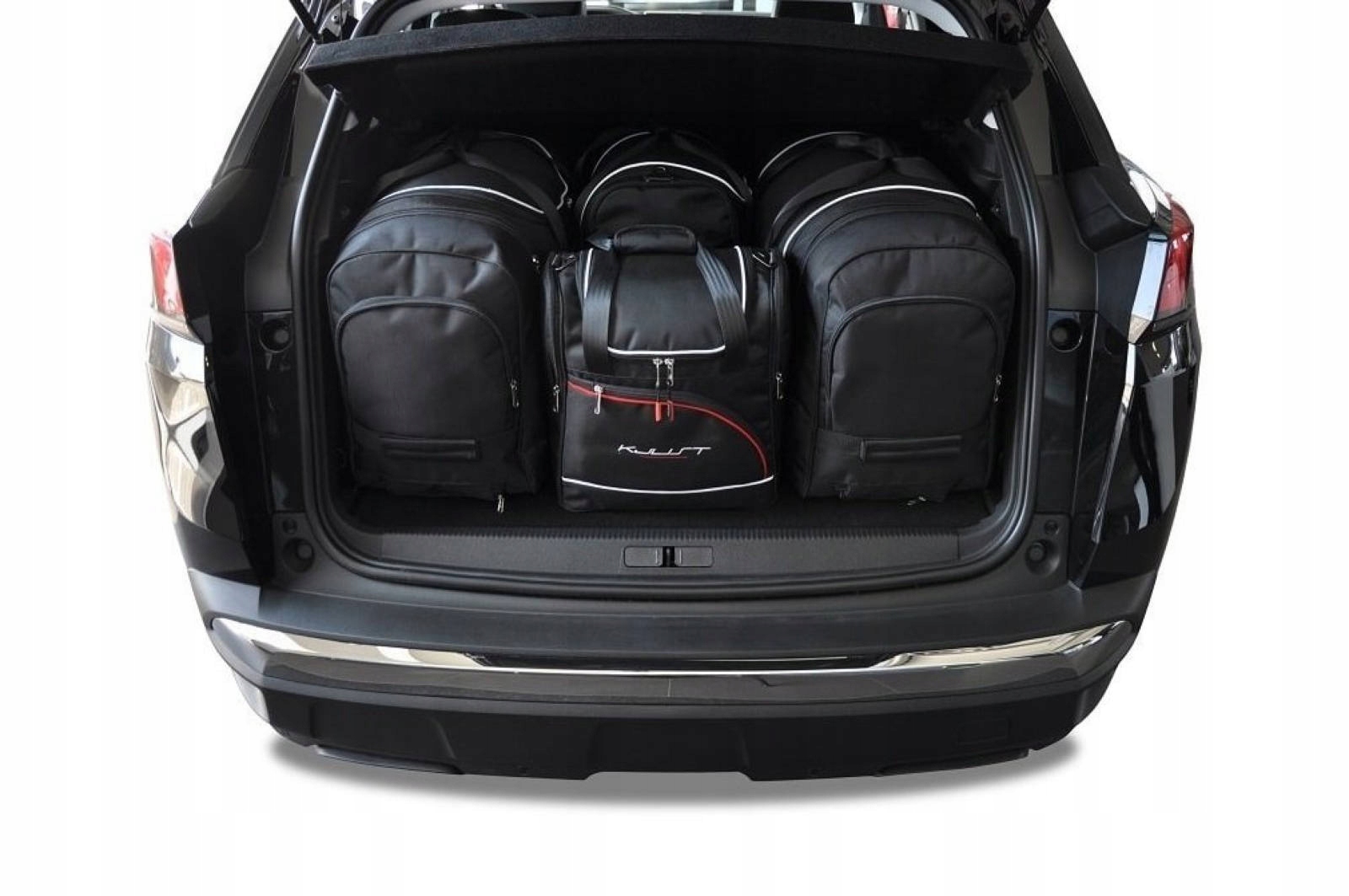 J&j Automotive Sada 4ks cestovných tašiek Aero pre Peugeot 3008 Hybrid Phe
