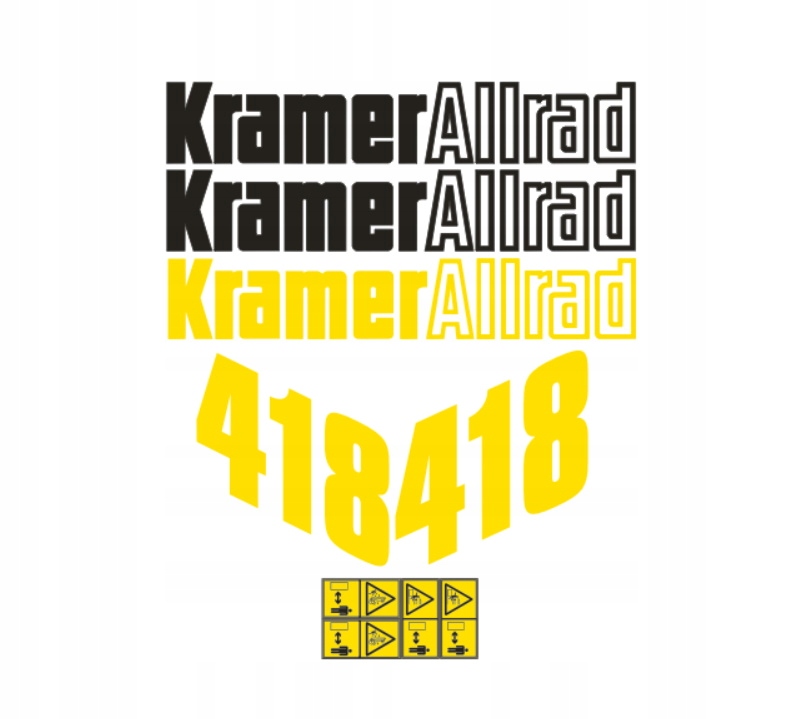 Samolepky s lepením Kramer 418