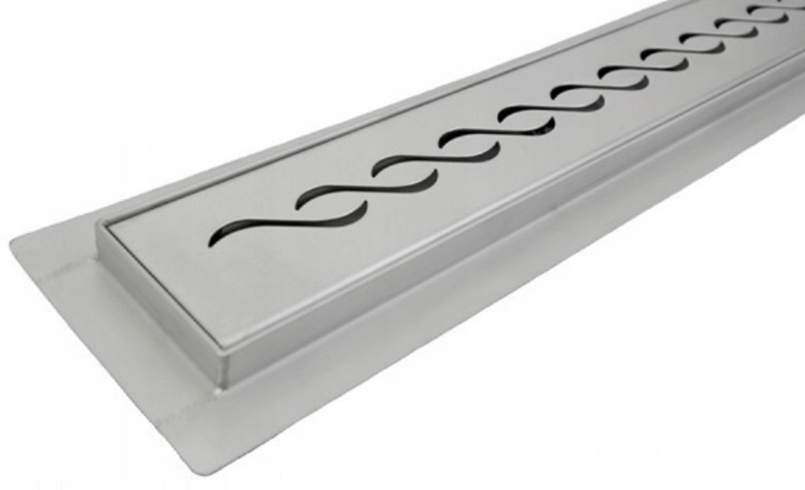 Lineární odtok 60 cm nízký, nízká zabudovanost 52 mm – vzor Fala