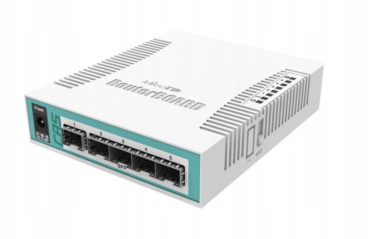 Mikrotik Přepínač 5xSFP 1xCOMBO CRS106-1C-5S