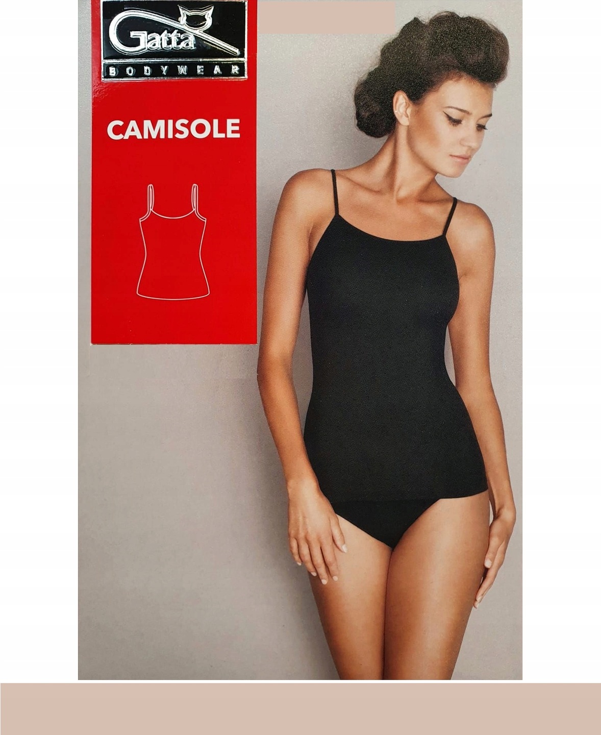 

Gatta Koszulka Camisole 60den M/Natural