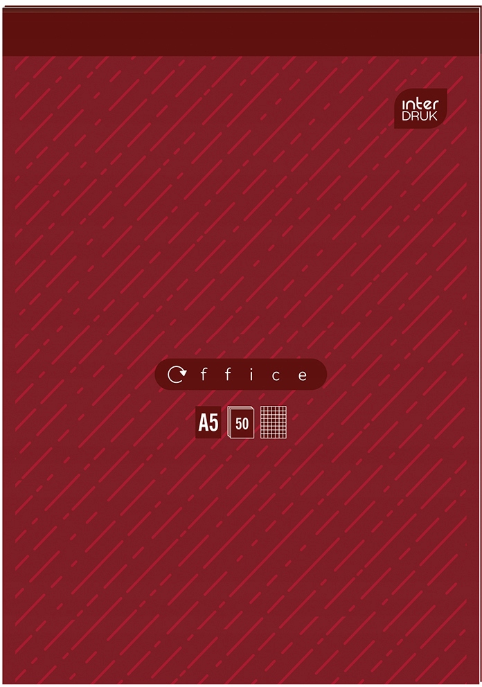 Blok biurowy w kratkę Interdruk A5 50 kartek x10 Marka Interdruk
