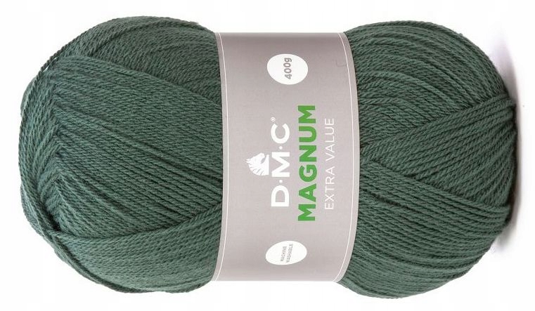 příze Magnum DMC kol. 671 tmavá khaki 400gr
